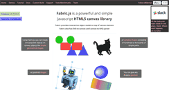 Desktop Screenshot of fabricjs.com